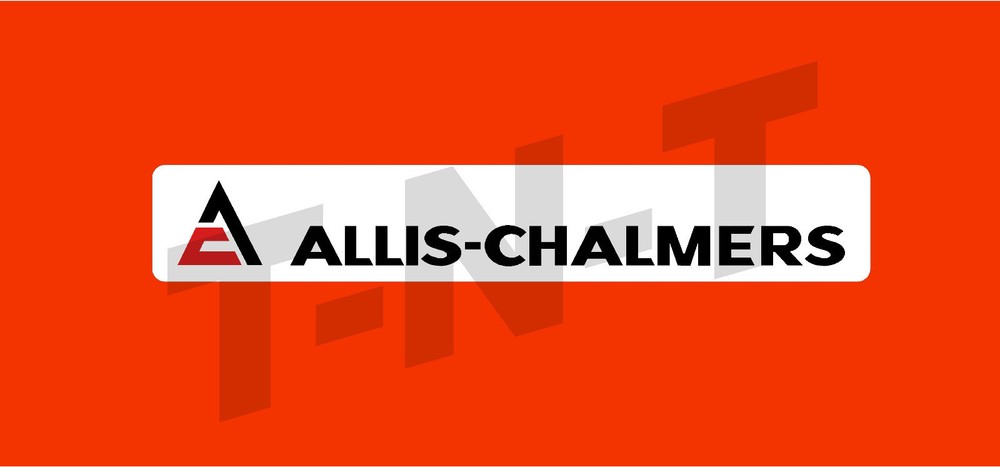 Allis Chalmers AC Implement decal sticker. 2.75 x 16.75 inches