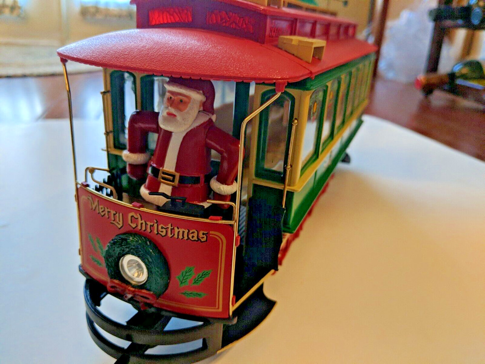 Complete Christmas Trolley Set G Gauge - Track, Controller, Power Pack, Clips