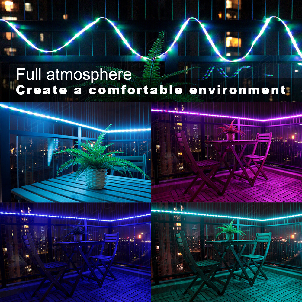 Bar Billiard Pool Table Bumper LED RGB Colour Changing Lights Remote Controlled
