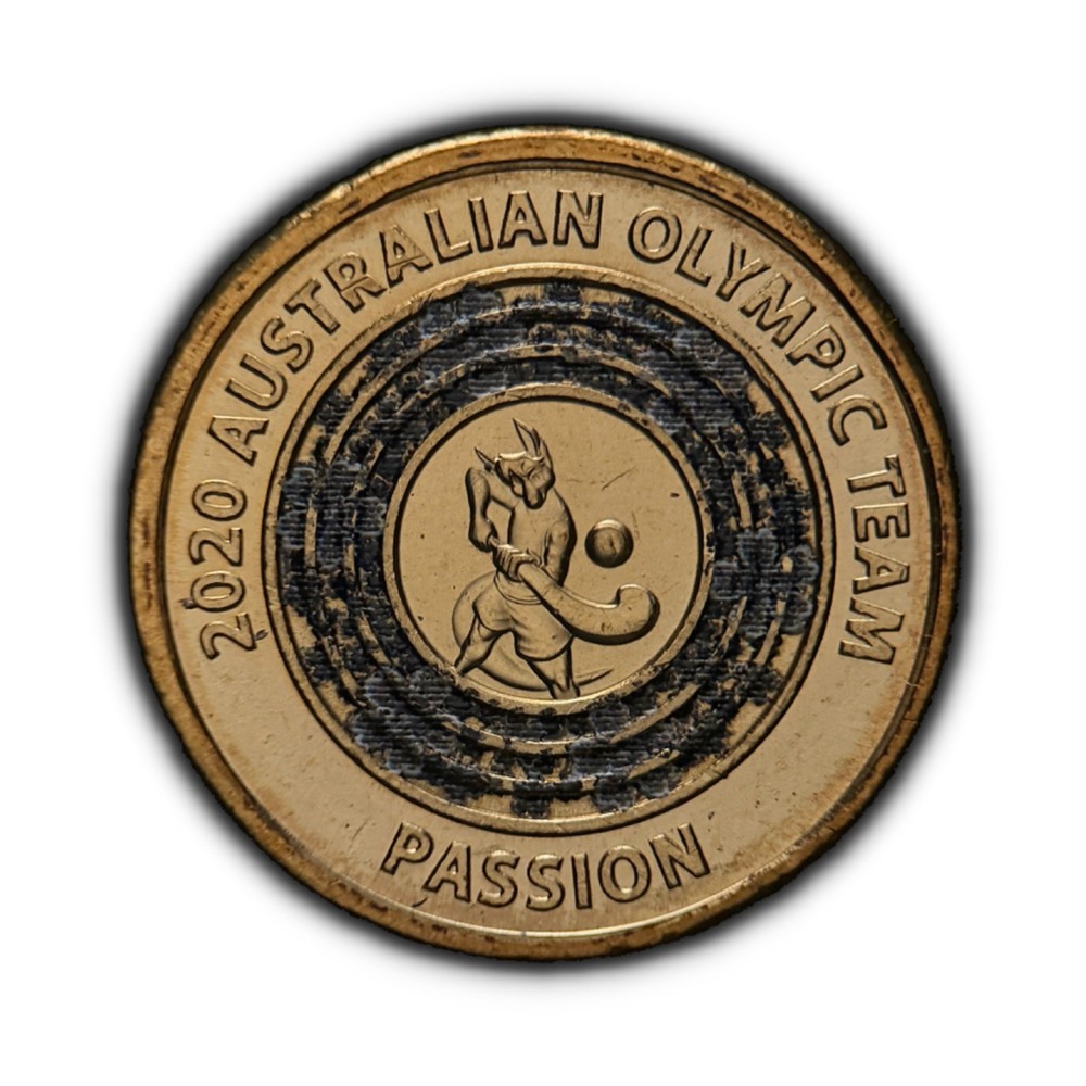 AUSTRALIA. 2020, 2 Dollars - Olympics, Cherry Blossoms 🌸 Manga Roo 🦘 Passion 6