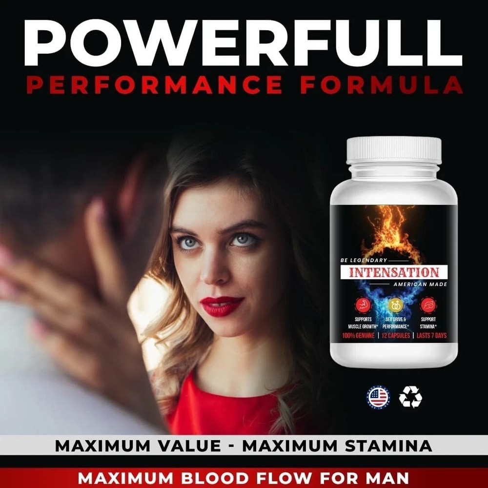 INTENSATION - Male Performance Support – Boost Stamina, Size, Stamina & Vitality