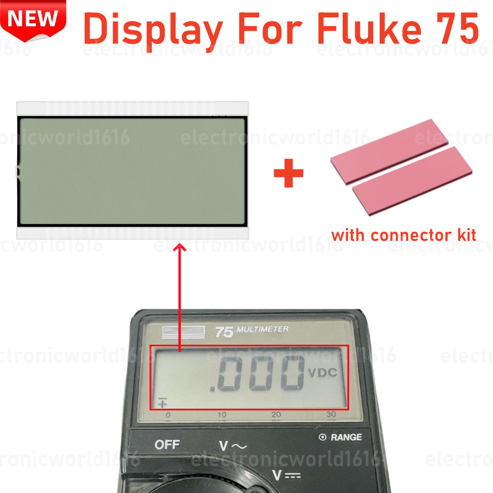 For Fluke 75 Fluke-75 Digital Multimeters LCD Display Screen Replacement Parts
