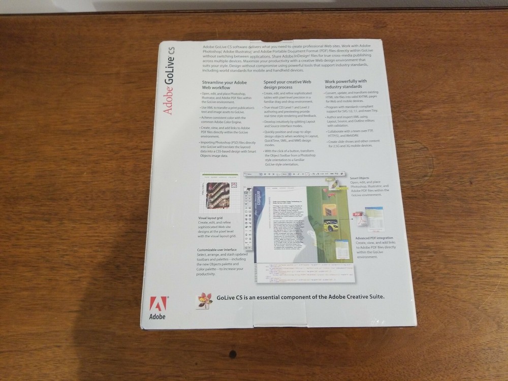 Adobe GoLive CS V 7.0 (mac) for Mac NEW SEALED