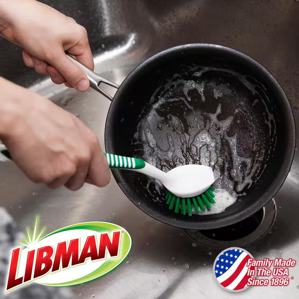 Kitchen Scrub Brush with Handle