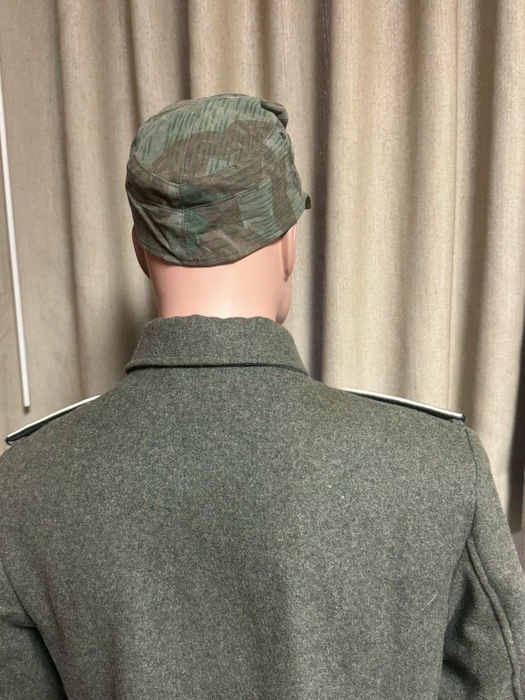 M43 Cap 1940’s Splinter Camouflage Original Material, Size 59