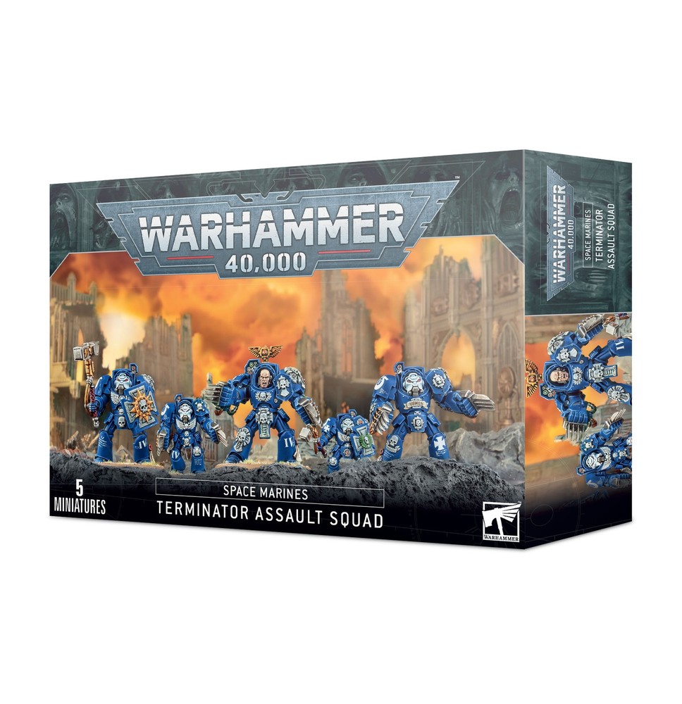 Warhammer 40k Space Marine Terminator Assault Squad NIB