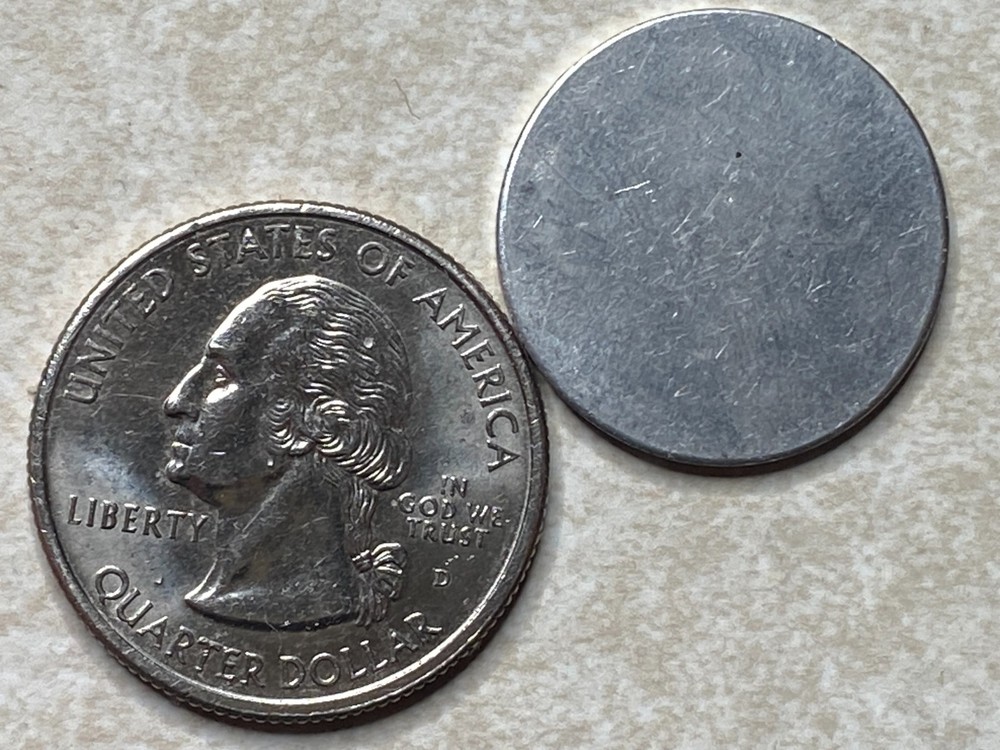 T9207 K & K, Unknown Anillo Restrike Arcade Token