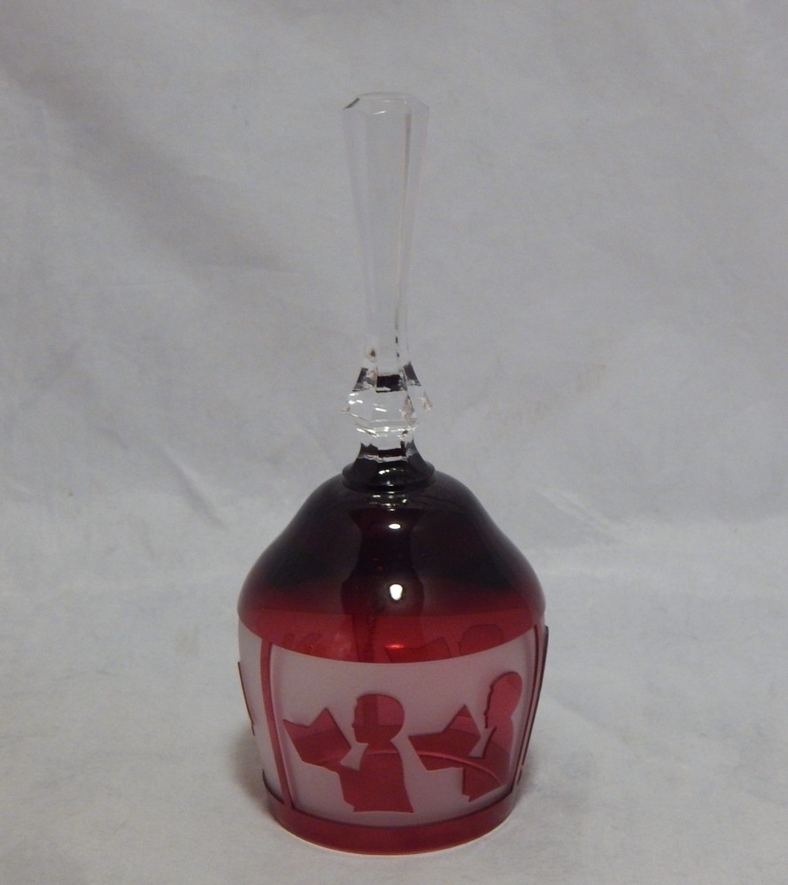 1977 Goebel Crystal and Ruby Cut Noel Bell
