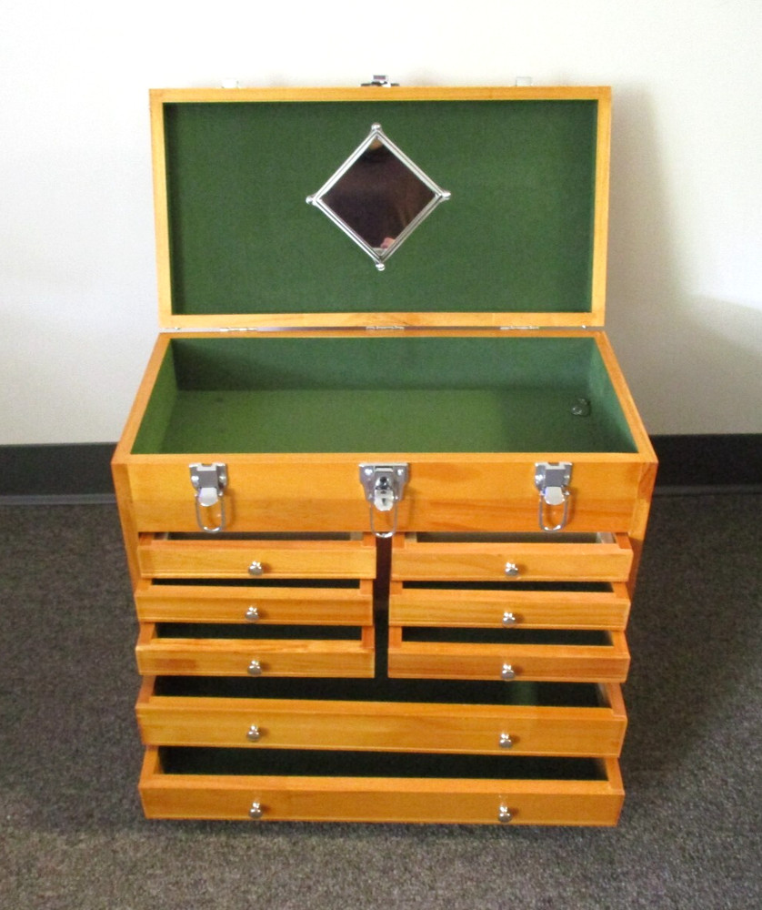 Wooden Mineral Storage Chest