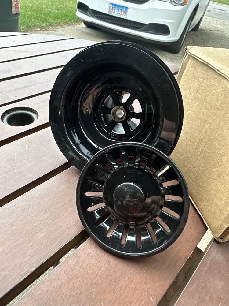 Brasstech 123/54 Garbage Disposal Stopper, Black