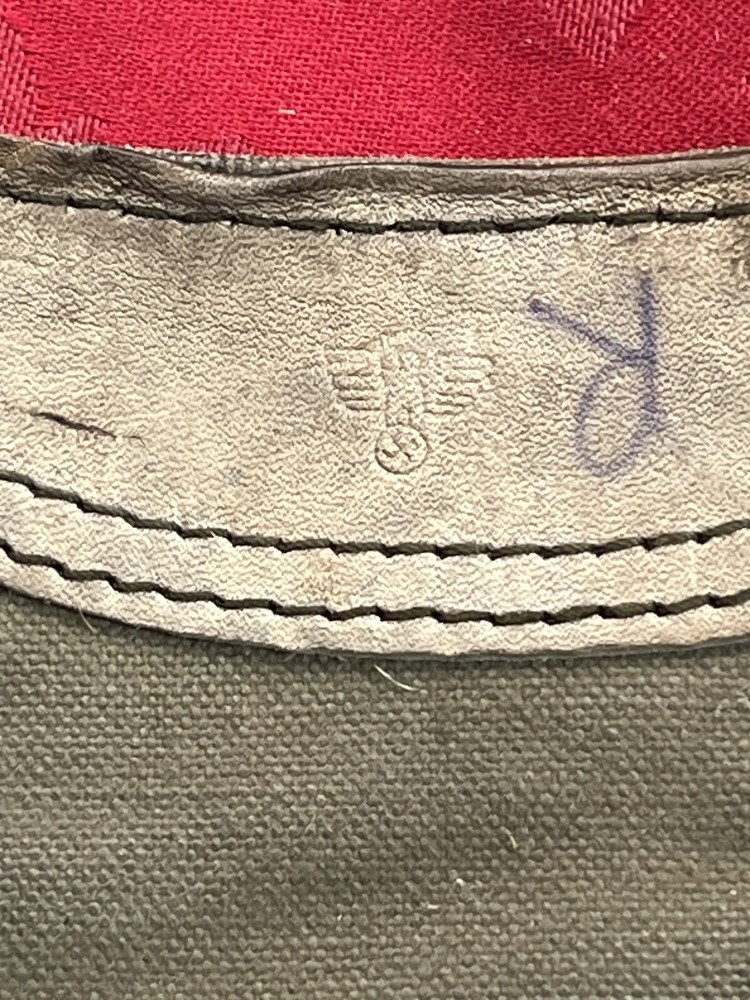 WW2 German Low-Boot Ankle Gaiters Feldgrau Canvas Leather Authentic 1941