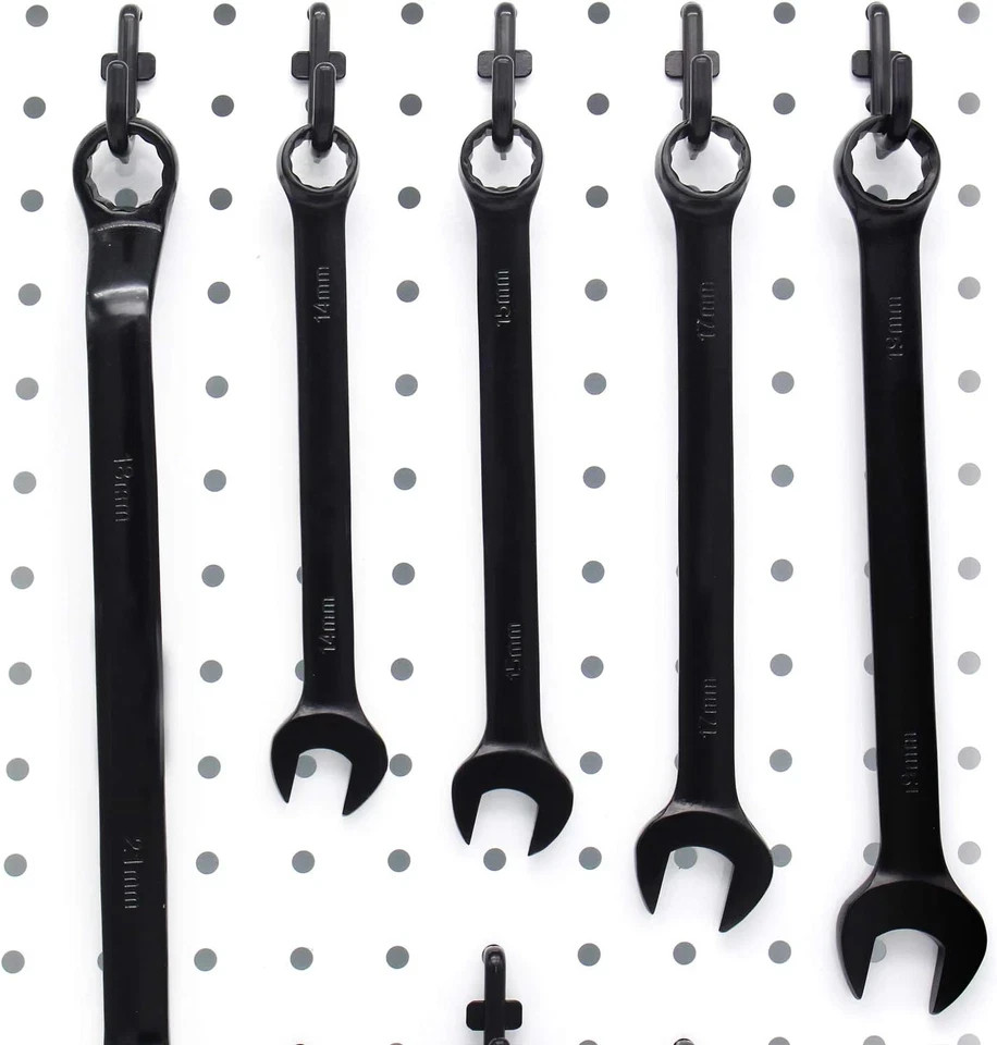 Pegboard Hooks Kit J Hook Assortment 100 Pack Black