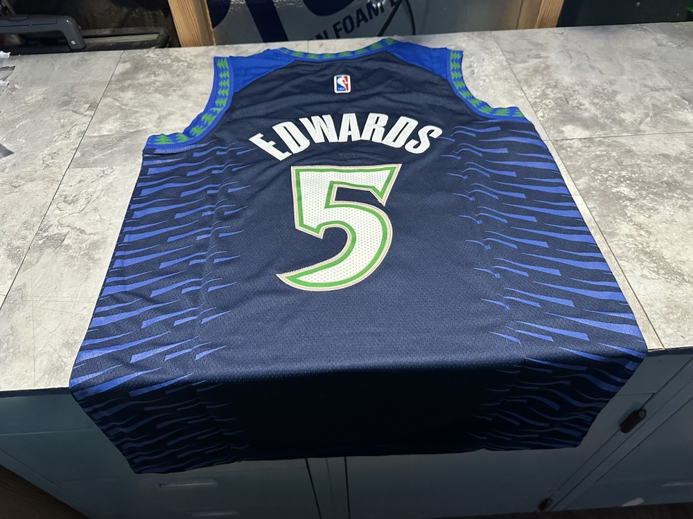 NWT Nike Anthony Edwards Minnesota Timberwolves Jersey Size Small