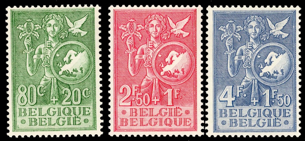 Belgium Scott B544 Unused lightly hinged.