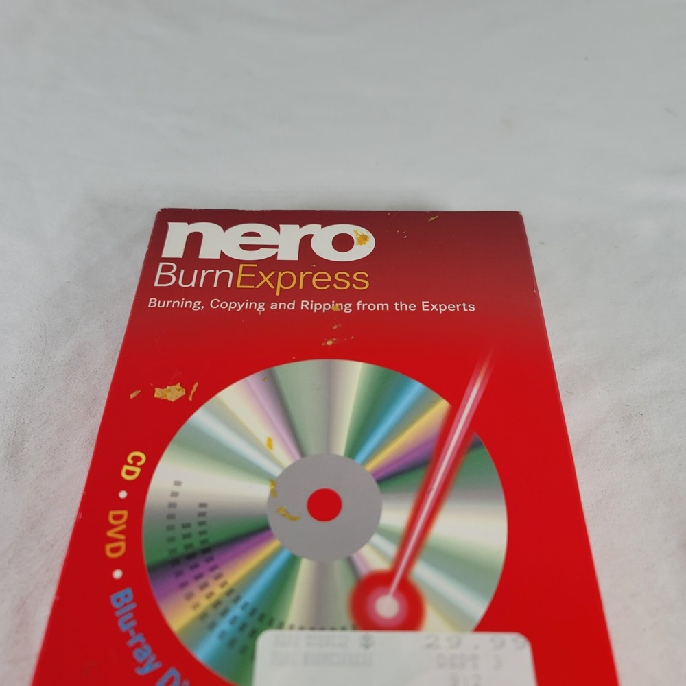 Nero Burnexpress PC SOFTWARE - No Barcode