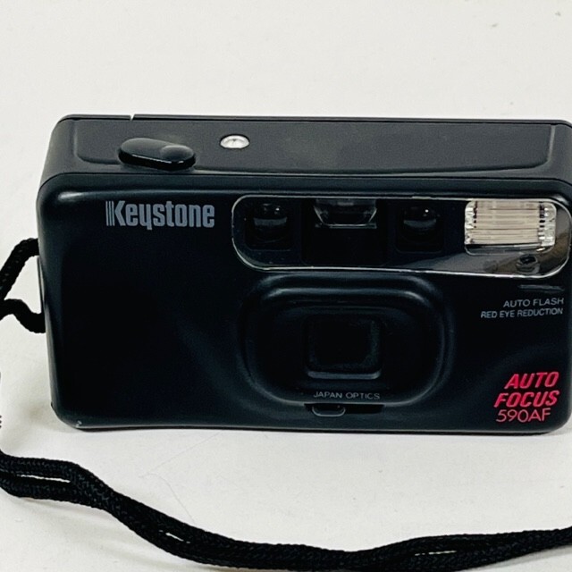 Keystone 590AF Auto Focus Auto Flash Camera 35mm Tested Works