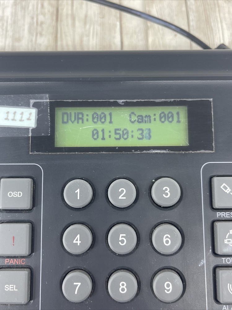 Nuvico CK-1000 Controller Keypad with LCD Display and 3-Axis Joystick Camera