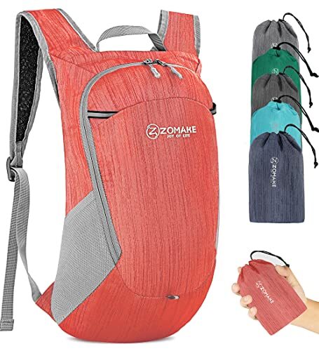 Ultra Lightweight Packable Backpack 18L - Small Foldable Hiking Backpacks Wat...