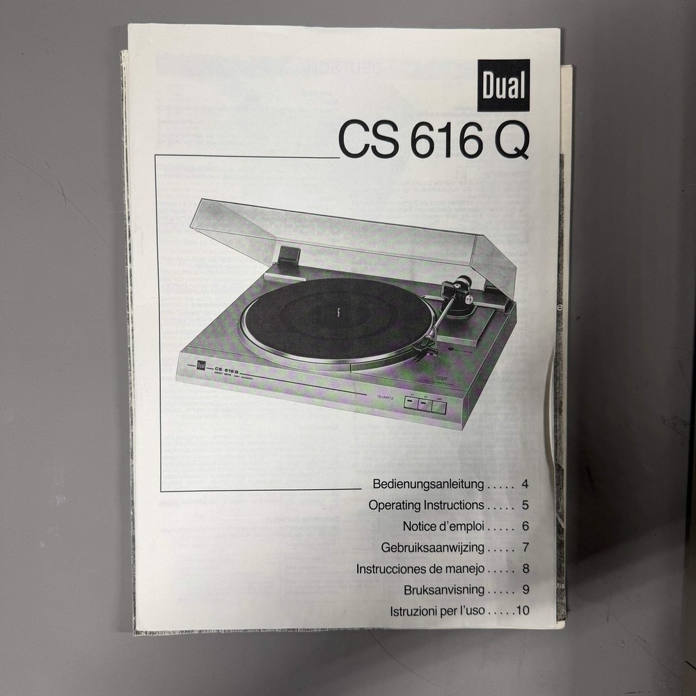 Dual CS 616 Q Direct-Drive Turntable