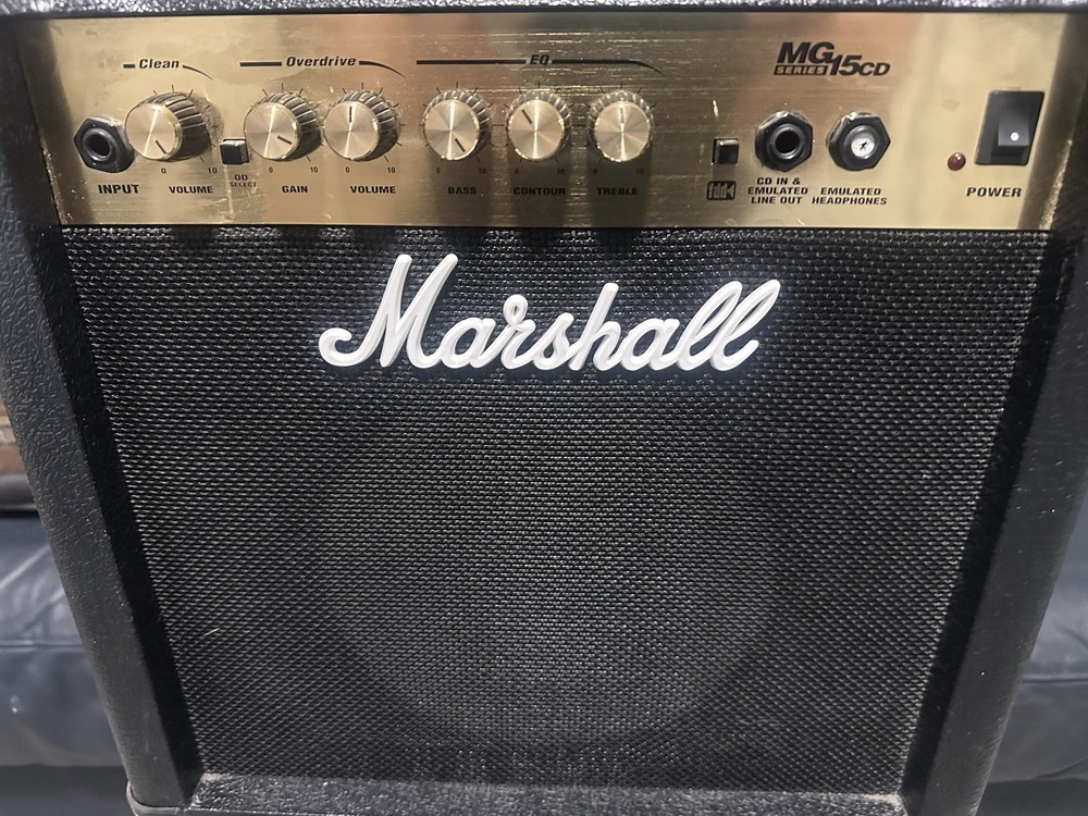 MARSHALL MG15CD 15 Watts Amplifier WORKS GREAT!