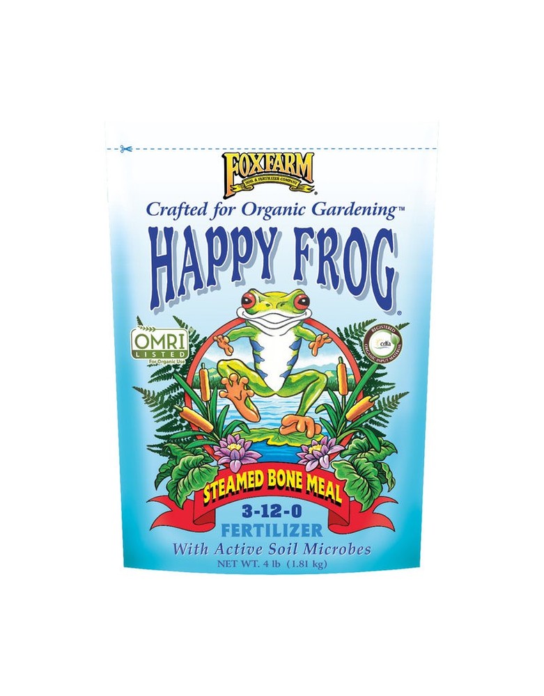 Fox Farm Happy Frog Steamed Bone Meal Fertilizer 4 Lbs
