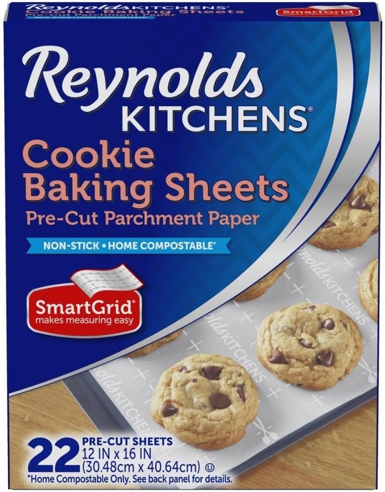 Quality Pre-Cut Baking Sheets with SmartGrid - 12x16, 22 Count for Easy Baking
