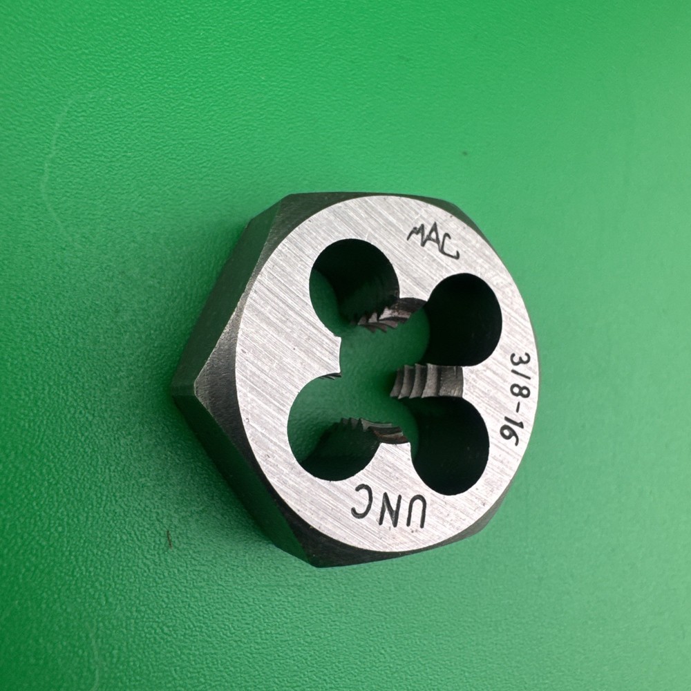 Mac Tools 6534DIA SAE Hexagonal Die 3/8"-16 NC - 1" Shank