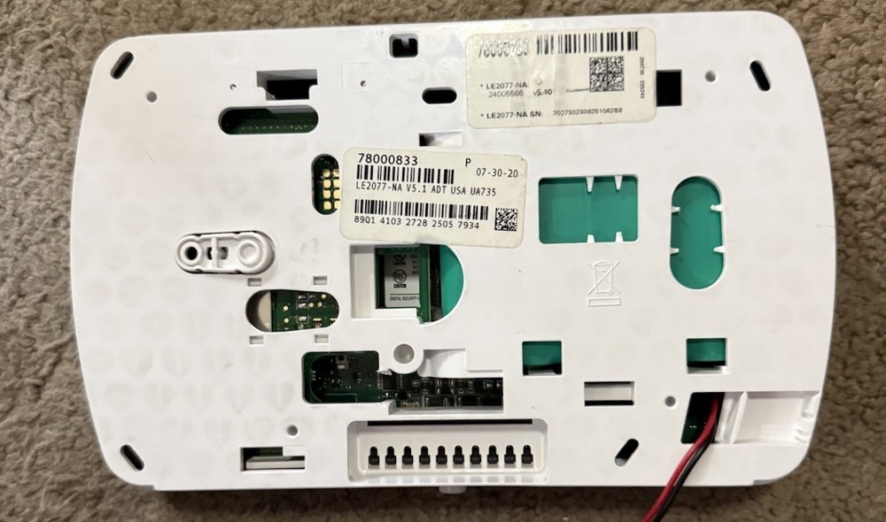 ADT Impassa 9057 Security Panel With LTE LE2077 Radio Communicator