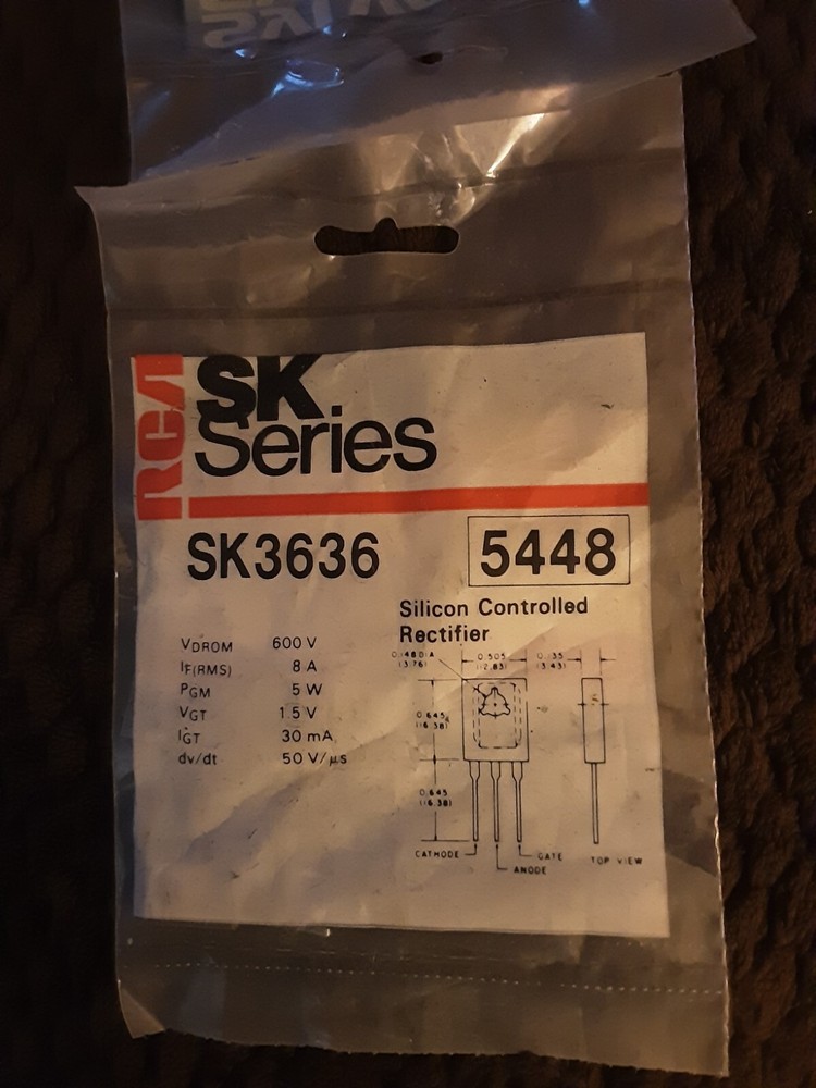 SK 3636/ECG 5448/NTE 5448 S.C.R.