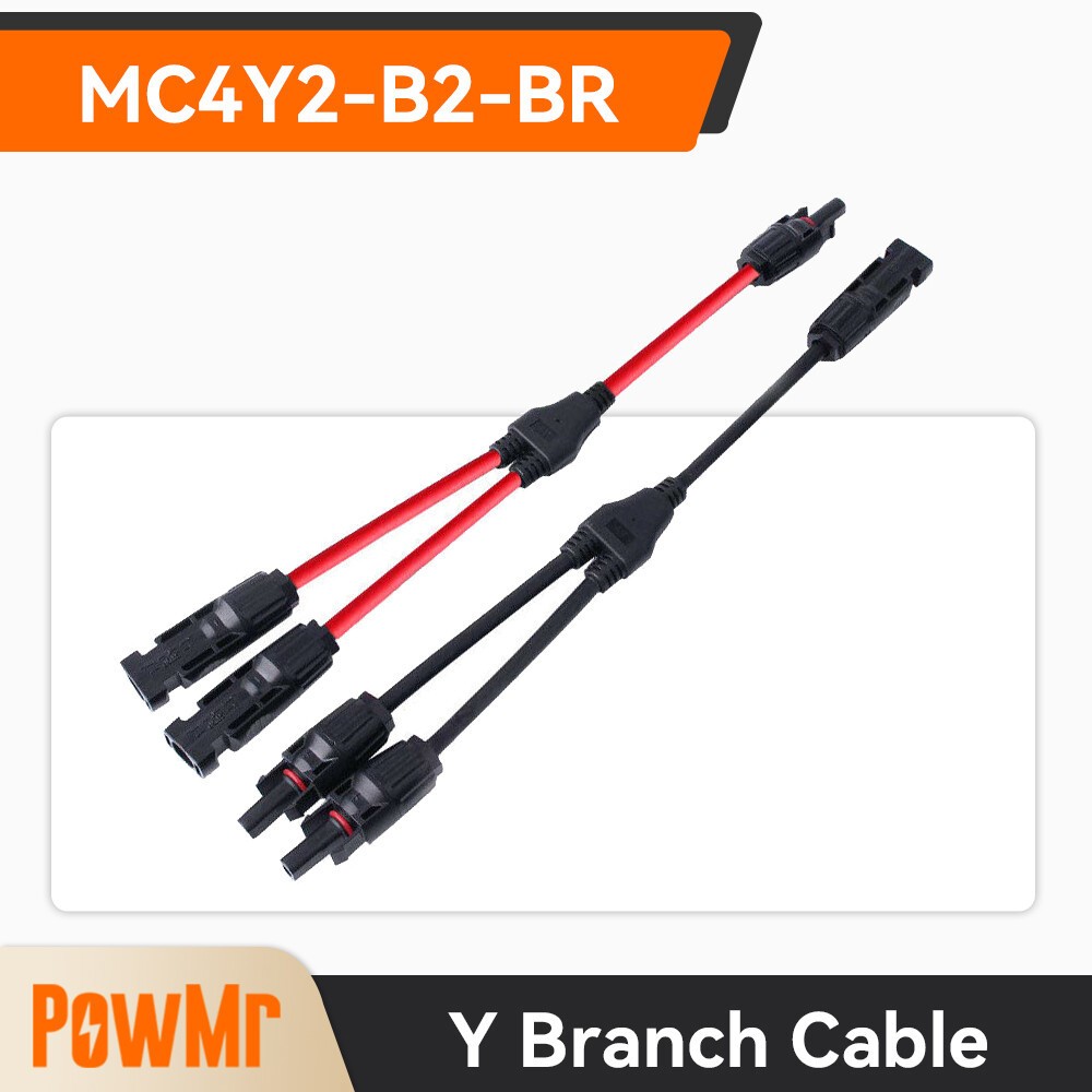 Solar Panel Connectors Waterproof Y Branch Parallel Adapter Cable Wire Plug USA