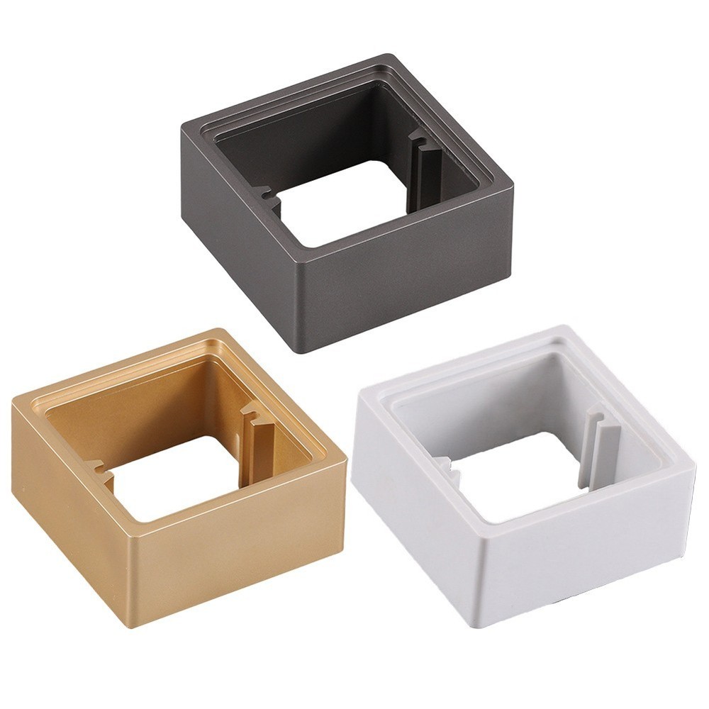 Set of 2 Single Socket Spacers 40mm for Secure Light Switch Installation