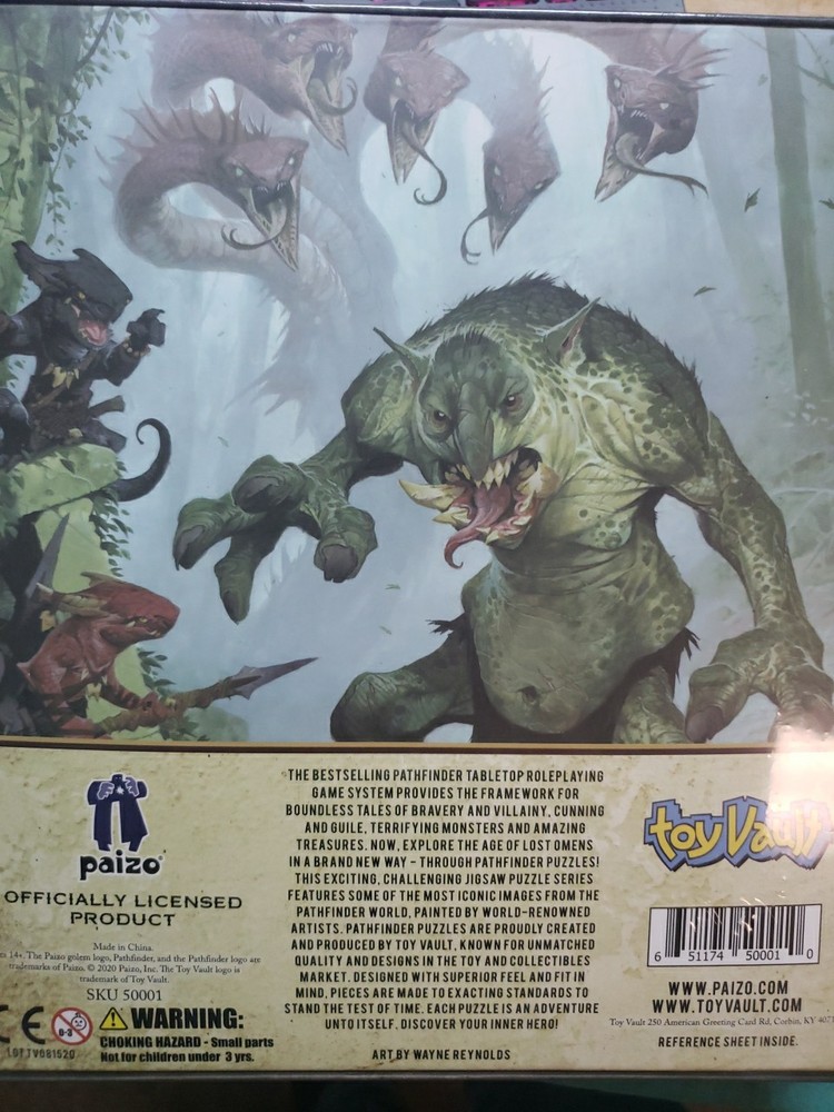 Bestiary Pathfinder 1,000pc Puzzle