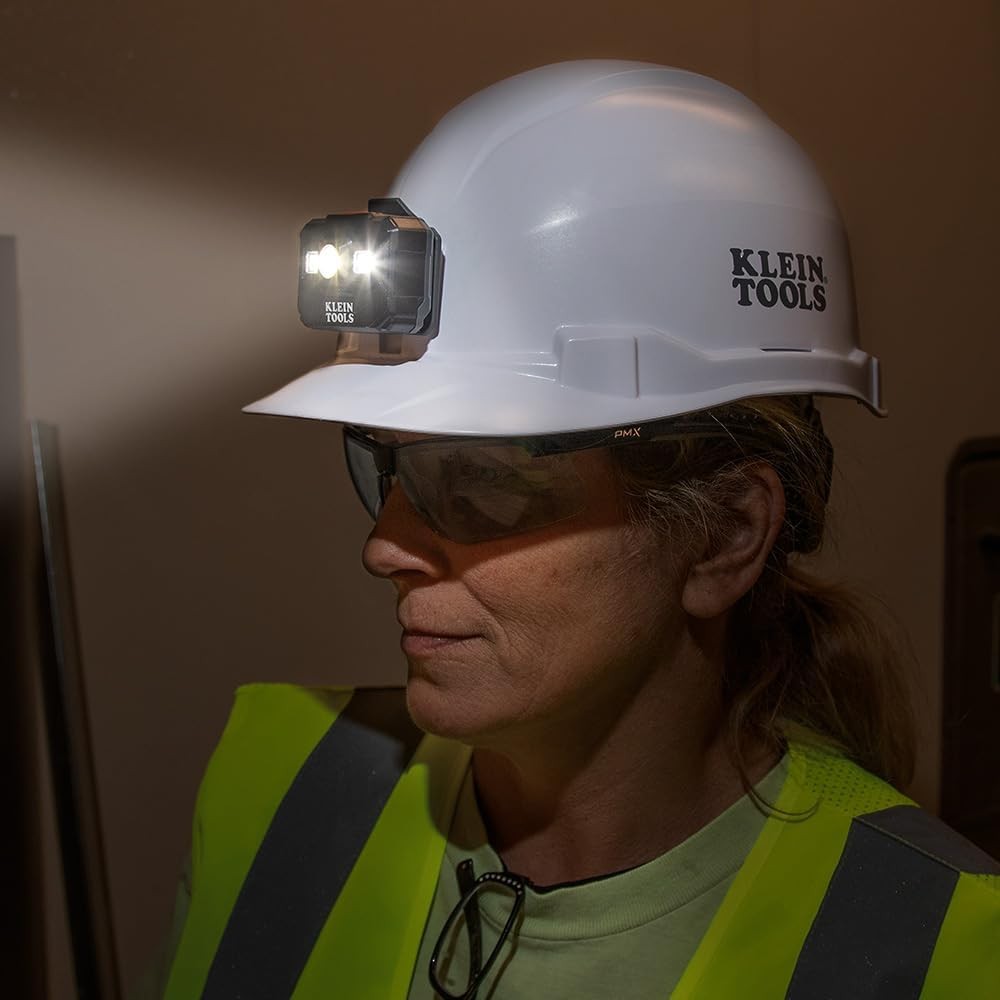 Klein Tools 56062 Rechargeable LED Headlamp / Worklight for One Size, Black