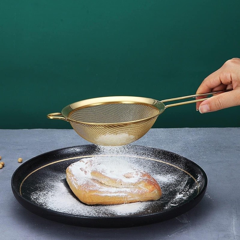 Stainless Steel Fine Mesh Strainer Set Kitchen Straining Tools Multi Size New