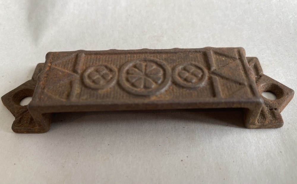 Antique Victorian Eastlake Style Drawer/Bin Pull-Cast Iron