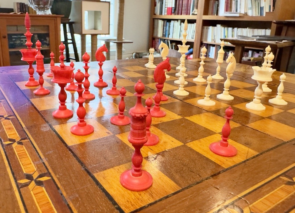 Circa 1820 Chess Set, Northern Europe -