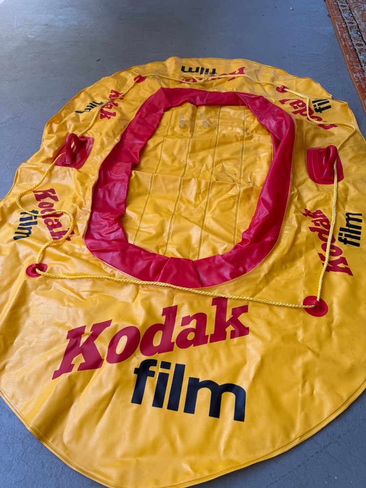 Vintage Kodak Film Inflatable Boat Raft