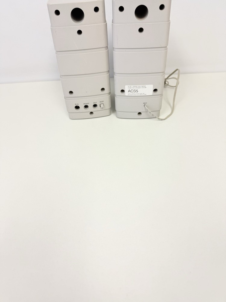 Vintage Altec Lansing Multimedia Computer Speaker ACS 5 Pair Tested