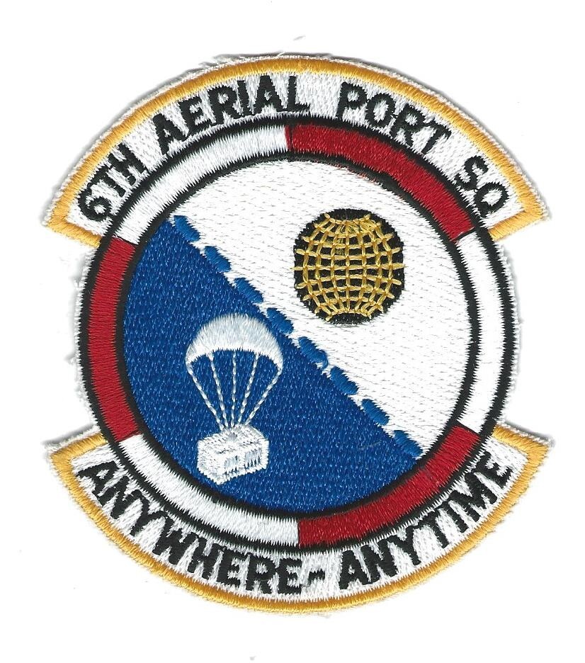 90's 6th AERIAL PORT SQUADRON patch