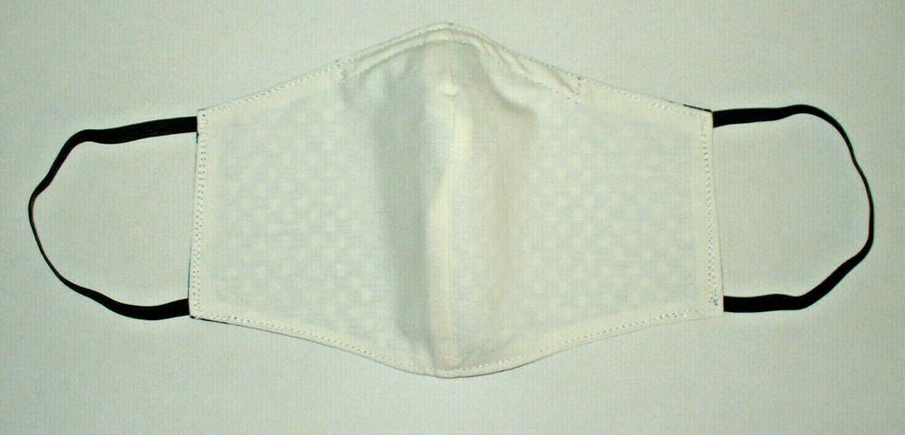 Face Mask Wire Adult Black Heart Dot