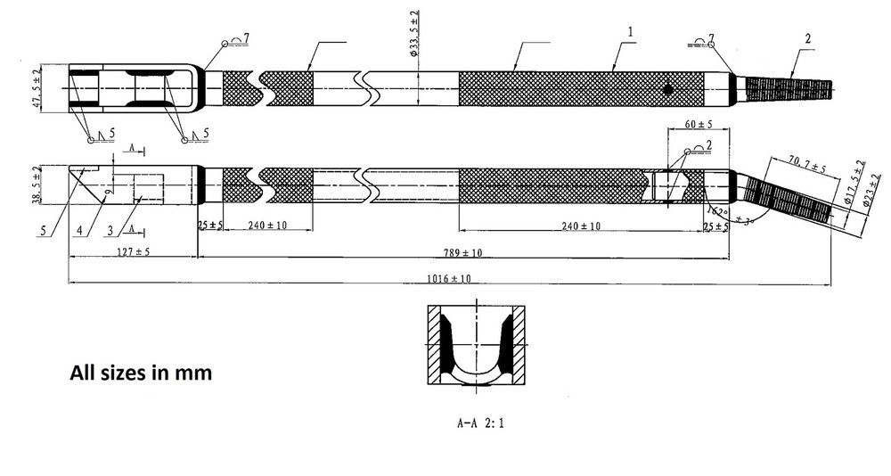 Combination Winch Bar, Chrome