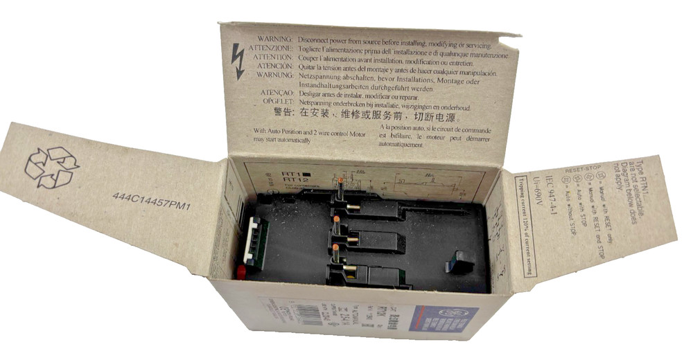 GE RT12K Overload Relay Auto/Manual Reset Type Industrial Control