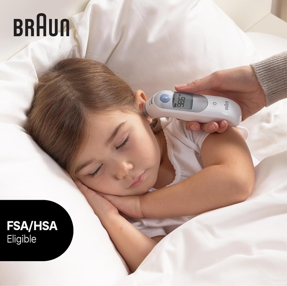 Digital Ear Thermometer with Stability Indicator and Display