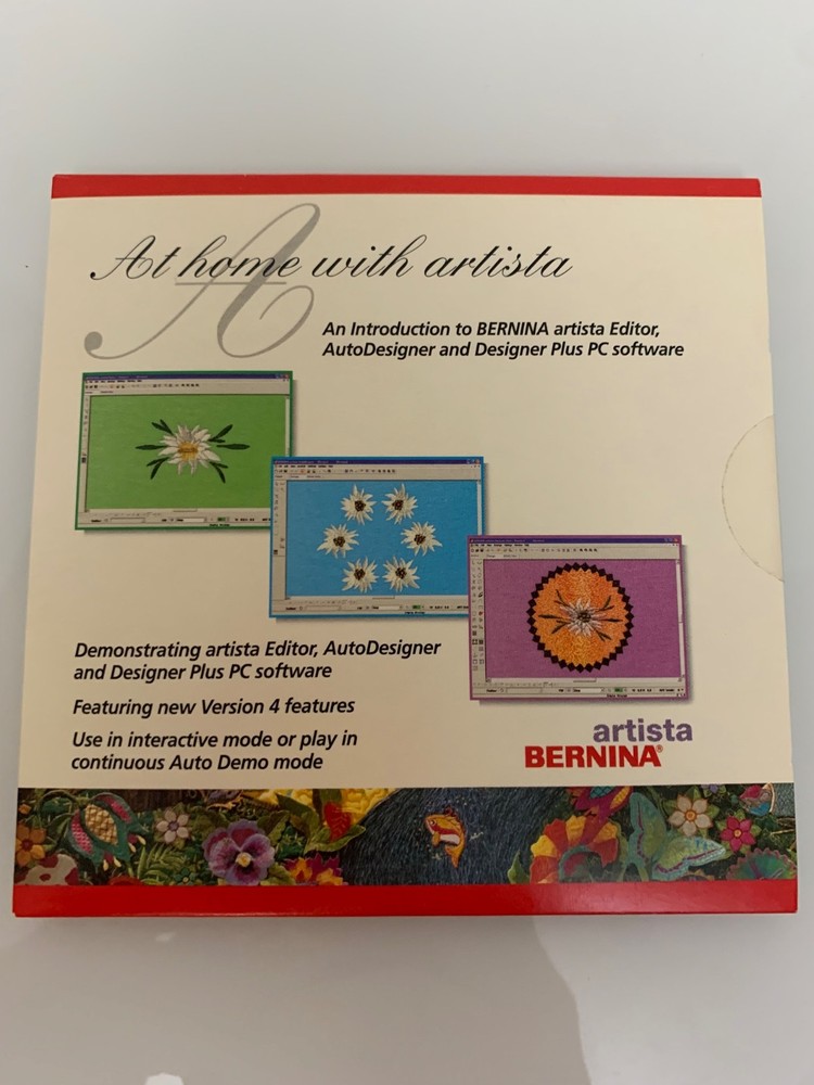 Bernina Embroidery Software Version 5 Installation & Training CD 2006 PC Windows