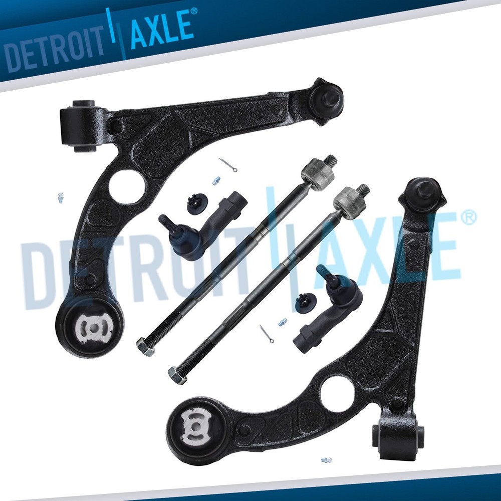Front Lower Control Arm Inner Outer Tierod for 2015 2016 Chrysler 200 Dodge Dart
