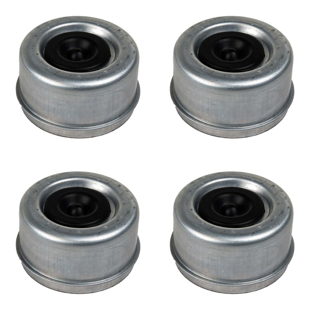 7k/8k Trailer Axle Hub Cap - 7000 lb/ 8000 lb Capacity - 2.72", Pack (4 pc)