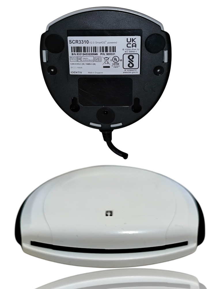 Identiv SCR3310v2.0 Smart USB Card Reader  Type A USB