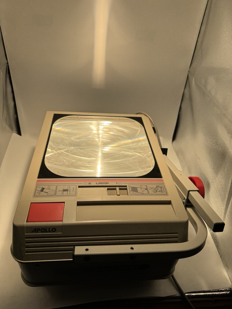 Vintage Apollo Eclipse AI 2000 Overhead Projector Missing Lamp Original Box