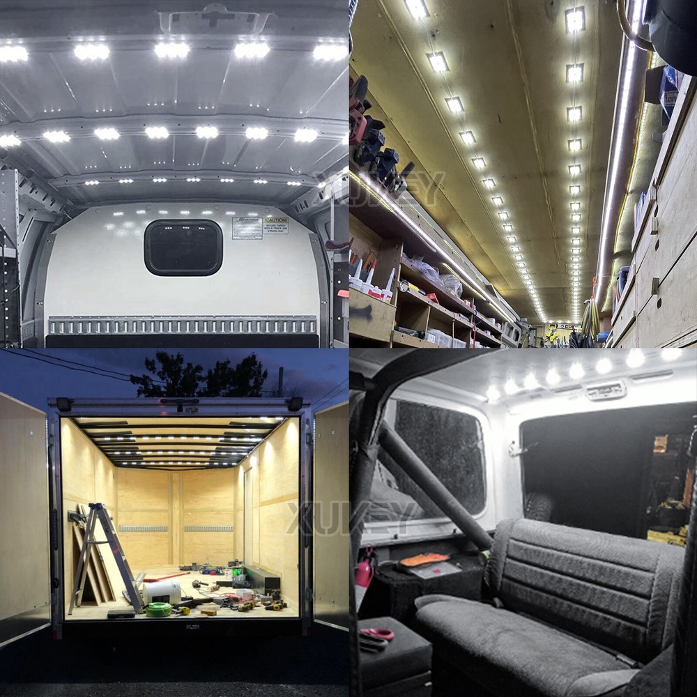 60 LED Interior Lights12V LED Interior Light Cargo Module Enclosed Trailer Van