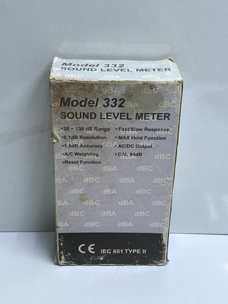 TECPEL 332 SOUND LEVEL METER